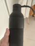吉姆蓝杰contatto吉姆蓝杰车载运动不锈钢保温杯男士户外杯子男生颜值水杯 极简黑500ml可定制 实拍图