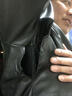 皮尔卡丹皮衣仿真皮新款加绒加厚男士外套休闲韩版修身皮夹克帅气翻领机车 黑色 加绒 3XL 145-160斤 实拍图