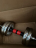 诚悦电镀哑铃杠铃15公斤男女士运动健身器材可调节拆卸组合套装CY-024 实拍图
