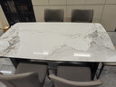 全友家居 岩板台面餐桌椅组合现代简约家用1.6米客餐厅家具吃饭桌子 实拍图