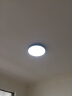DZZ超薄卧室灯led吸顶灯客厅灯简约现代走廊过道阳台马卡龙儿童房灯 蓝色圆形30cm-18适3-5平 LED白光 实拍图