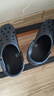 卡骆驰（CROCS）洞洞鞋贝雅男鞋女鞋轻便耐磨一脚蹬拖鞋休闲鞋|10126 深蓝-410 39 (240mm) 实拍图