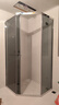 九牧（JOMOO）【定制】极窄小户型钻石移门整体淋浴房一体式淋浴隔断玻璃门E13 雅黑光玻900*1000*1900 实拍图