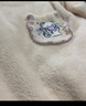 都市丽人保暖女秋冬加厚珊瑚长绒套头睡衣裤女家居服套装带口袋无帽2H3117 实拍图