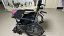 鱼跃(yuwell)手动轮椅车H008B全躺护理带坐便盆餐板钢管手动折叠老人 实拍图