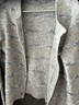 百图betu女装秋季新款毛针织衫小香风开衫软糯针织衫女2408T22 灰色 M 实拍图