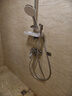 箭牌（ARROW）精铜龙头浴缸淋浴花洒套装增压手持花洒喷头混水阀简易花洒全套 铬色简易置物架妇洗喷枪花洒AE33109MS 实拍图