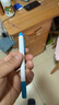 uni三菱（uni）双头荧光记号笔 学生作业手账绘画标记笔彩色笔 细0.4mm粗4mm PUS-103T 1支/袋 蓝色 实拍图