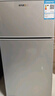 HYUNDAI（韩国现代）小冰箱迷你小型家用冷藏冷冻宿舍出租房办公室双开门二门电冰箱节能省电 58L银【日销过百+租房必备】 实拍图