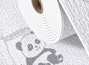 墨斗鱼墙纸自粘壁纸隔音防撞墙贴防水防潮卧室墙面贴纸加厚0.5*2.8m熊猫 实拍图