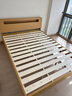 图柔【顺丰闪发】床实木床现代简约双人床主卧大床单人床出租床 单床【促销款】 1.5*2米 框架结构 实拍图