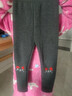 南极人儿童裤子女童打底裤女孩学生秋冬加绒加厚保暖裤子 猫咪深灰 110 实拍图