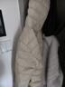 鸭鸭佟丽娅同款轻薄羽绒羽绒服女新款短款修身城市轻户外秋冬外套KXM 米白色 L 实拍图