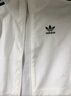 adidas情侣款复古风梭织立领夹克外套男女秋季阿迪达斯官方三叶草 亮白   M 实拍图