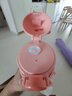 光多拉儿童保温杯智能显温吸管水杯幼儿园上学专用喝水小学生水壶粉色 实拍图