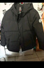 京东京造羽绒服男鸭绒加厚防寒工装面包服短款冬季外套衣服 黑色 M 实拍图