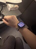 泰阁诗雅适用苹果手表iwatch S11/10/9表带kt钻拼荔枝纹真皮腕带Apple Watch Ultra2拼皮表带s8/7/6/SE腕带 粉色银扣【kt镶钻-拼皮表带】 38/40/41/42m 实拍图