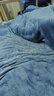 南极人（Nanjiren）牛奶绒四件套冬季牛奶绒被套200x230cm加绒床单被罩四件套双面绒 幸运星-蓝G【蓄热保暖】 1.2m 床单款 三件套-被套150x200cm 实拍图