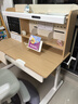 黑白调C2儿童学习桌椅书桌写字桌专用3-18岁全光谱灯光一体进口橡胶木 实拍图