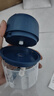 绞肉机小型打蒜器家用绞蒜切蒜器多功能辅食料理机电动蒜泥神器蒜蓉机自动切菜机压蒜器 蓝色-升级大电机 0.26L （塑料杯） 实拍图