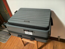 漫游侧开盖行李箱拉链拉杆箱旅行箱小密码登机箱子 青灰绿 20英寸 实拍图