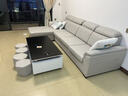创繁现代可拆洗布艺沙发简约客厅小户型免洗科技布沙发组合家具 四人位+左右互换贵妃+茶几 高密度海绵座包/科技布 实拍图
