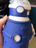 几物森林 儿童保温杯大容量男女儿童水杯316不锈钢底保冷大肚杯 蓝色500ml 实拍图
