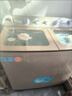 三峡劲霸【纯铜电机】大容量半自动洗衣机家用老式大容量双缸双桶商用酒店宾馆被子毛毯四件套以旧换新 20公斤塑桶【9秒强洗+纯铜电机+强劲动力】 双缸 实拍图