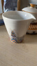 容山堂珐琅彩泡茶杯陶瓷主人杯单杯茶盏公道杯盖碗茶洗壶承茶壶功夫茶具 珐琅彩海浪纹公道杯 实拍图