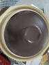 陶煲王正宗传统老式无釉平底陶瓷土砂锅耐高温干烧不裂广式煲汤宽口沙锅 土锅-平煲【干烧不裂】 4L 实拍图