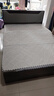 迎裕财实木床简约现代主卧家用1.5单人床出租房用1.8米榻榻米软包 灰色单床+5cm床垫 1.5*2米 实拍图