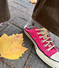 匡威（Converse）All Star夏季男女低帮帆布鞋西瓜红玫红色A06569C A06569C 36 实拍图