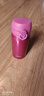 膳魔师（THERMOS）保温杯不锈钢水杯保冷杯子350ml玫红色男女士双旦礼物JNL-355 实拍图