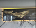 数显屏挂钟客厅沙发背景墙装饰画电子数字时钟挂画鲸鱼卧室床头画 鲸鱼数显时钟- 90*30cm 普通款无灯光+【数显时钟】 实拍图