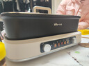 小熊（Bear）电火锅 火锅专用锅电锅 电煮锅鸳鸯锅分区控温3分钟速沸多功能一体家用火锅锅8L料理锅F80G1 实拍图