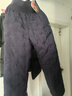 罗蒙儿童羽绒裤内胆男女童秋冬保暖裤子内穿校园服饰神器棉裤 藏青170 实拍图