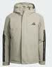 阿迪达斯（adidas）男 运动型格系列 3S HOODED INS J 短棉服 JY8305 卡其色 XL 实拍图