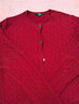 优衣库女装纽花圆领针织开衫/毛衣外套空调衫通勤秋冬新款481477 16 红色 M 实拍图