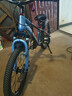 凤凰山地自行车男女变速山地车碟刹青少年儿童自行车学生单车 星际 蓝灰【单速+辐条轮】 20寸【适合125-160cm】 实拍图