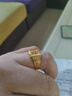 喜缘祥珠宝足金999发字黄金戒指时尚豪华四方浮雕男款活口男戒生日礼物 金重10.60g 晒单实拍图
