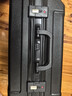 双星（doublestar）行李箱拉杆箱男次日达可登机箱大容量学生铝框密码箱旅行箱皮箱子 尊贵黑【加厚铝框可坐可踩】 20英寸  小型可上飞机-加厚箱体 实拍图