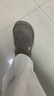 百丽厚底保暖毛毛鞋女2025冬新二层牛皮复古勃肯鞋JD009DM5 灰毛里 36 实拍图