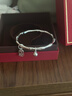 周大生竹节手镯足银镯子女实心镯铃铛手环生日礼物送女友 约20±1g 晒单实拍图
