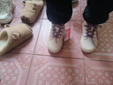 芭比童鞋女童毛毛鞋冬季保暖鞋女童冬鞋儿童加绒运动鞋DA5730 粉紫 36 实拍图