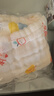 洁丽雅同款 A类纯棉婴儿口水巾6层纱超软方巾宝宝专用洗脸巾毛巾 花色随机25*25 3条 实拍图