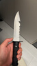 户外多功能8cr一体高硬度锋利钢刀直刀野外求生便携小刀防身刀具 京美8cr战术钢刀【白刃】 24cm-小于60°【赠战术皮套】 实拍图
