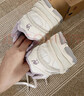骆驼（CAMEL）漫游复古慢跑鞋女加绒运动鞋子 K23S09L7014A 米白/香芋紫 36 实拍图