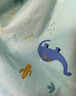 水星儿童（MERCURY Kids）水星家纺 幼儿园全棉抗菌四季被套(湖水绿/远古龙)120cm×150cmA类 实拍图