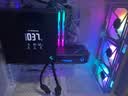 爱国者（aigo）星璨岚月 白色正叶三联包 ARGB灯效 5V3针神光同步 磁吸积木机箱风扇12CM/PWM智能温控/免线材拼接 实拍图