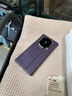 皮皮壳【腕带防摔款】适用华为MateX7折叠屏新款腕带真皮全包翻盖手机壳华为X7磁吸防摔商务罗兰紫保护套 实拍图